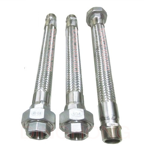 Male threaded Union connect flexible metal hose