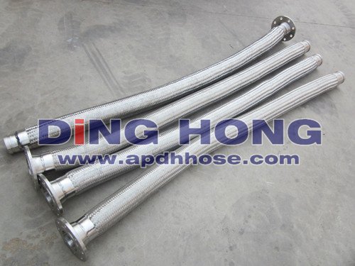 roll groove braided hose