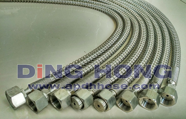 Flexible Gas Hose With Spiral Wire Protection