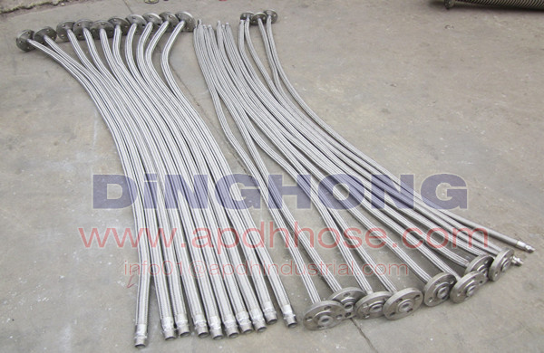 male thread flange flex hose