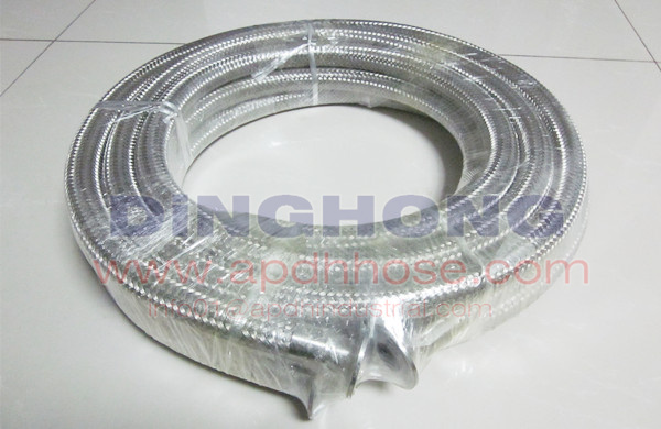 Sanitary tri clamp flange flexible hose