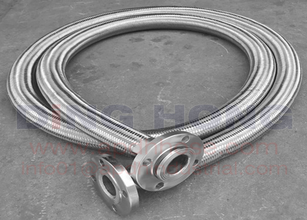 2 inch flanged flex braided hose