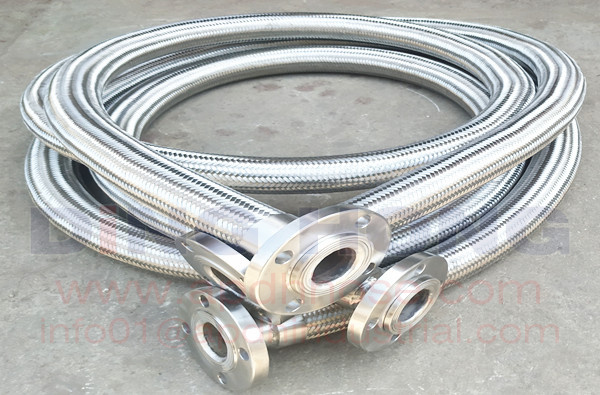 Flanged flex hose