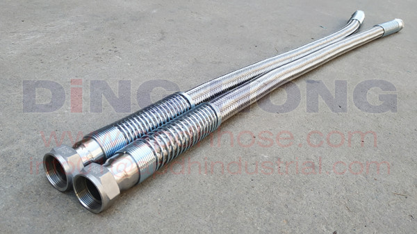 Stainless steel braided gas hose