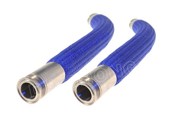 1.5" (38mm) OD50.5 Tri Clamp Braided Flexible... - Grandado